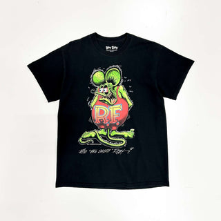 RAT FiNK "R.F" 両面プリント Tシャツ