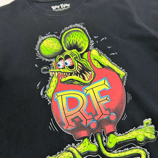 RAT FiNK "R.F" 両面プリント Tシャツ