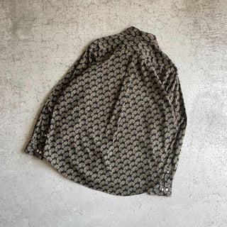 00's ROUNDTREE&YORKE ボタンダウン ペイズリー柄 L/S シャツ