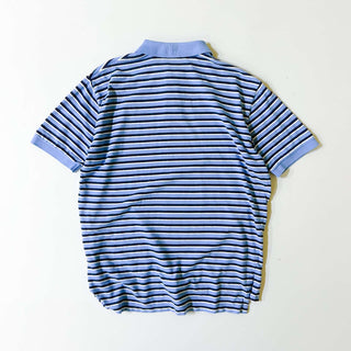 Ralph Lauren MIX編み ボーダー S/S ポロシャツ