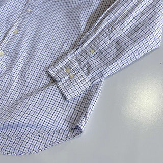 Ralph Lauren "REGENT" バンドカラー グラフチェック L/Sシャツ