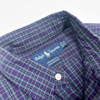 Ralph Lauren "YARMOUTH" ボタンダウン チェック L/Sシャツ