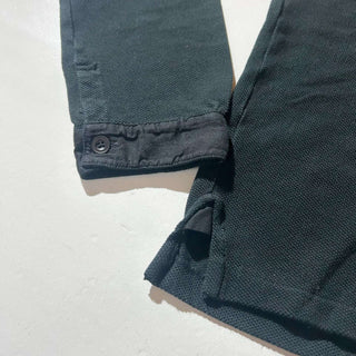 Ralph Lauren  ナイロン切替 マチ付ヘンリーネック サーマル カットソー