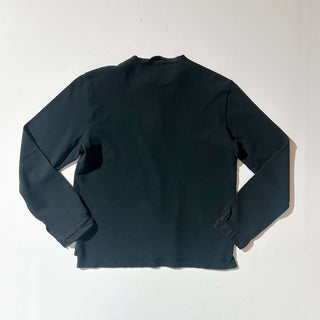 Ralph Lauren  ナイロン切替 マチ付ヘンリーネック サーマル カットソー