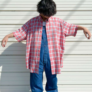 Ralph Lauren ”BLAKE" ビッグシルエット インドコットン S/S シャツ