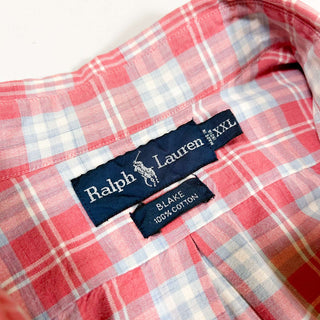 Ralph Lauren ”BLAKE" ビッグシルエット インドコットン S/S シャツ
