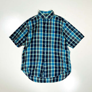 Ralph Lauren ”BLAKE" ボタンダウン インドコットン マドラスチェック S/S シャツ