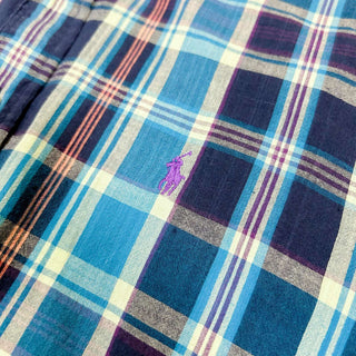 Ralph Lauren ”BLAKE" ボタンダウン インドコットン マドラスチェック S/S シャツ