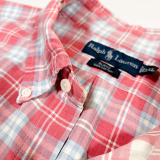 Ralph Lauren ”BLAKE" ビッグシルエット インドコットン S/S シャツ