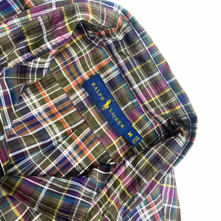 Ralph Lauren ボタンダウン マドラスチェック L/Sシャツ