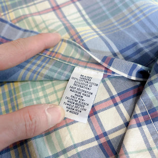 Ralph Lauren ボタンダウン マドラスチェック L/Sシャツ