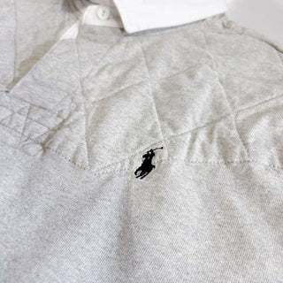 Ralph Lauren チンストラップ エルボー×ショルダーパッチ ラガーシャツ