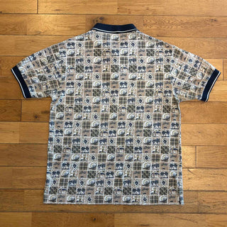 00's ゴルフ柄 S/S ポロシャツ