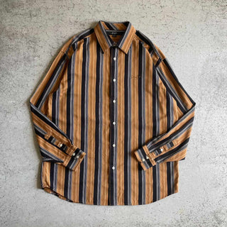 00's Sean John オーバーサイズ マルチストライプ L/S シャツ