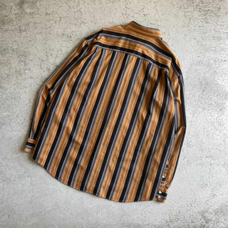 00's Sean John オーバーサイズ マルチストライプ L/S シャツ