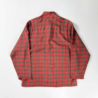 TAILOR MATIN レーヨン カバーオールタイプ チェック シャツジャケット