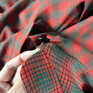 TAILOR MATIN レーヨン カバーオールタイプ チェック シャツジャケット