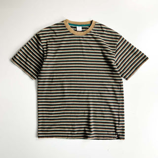 コットン マルチボーダー Tシャツ