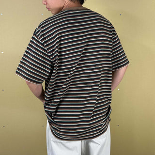 コットン マルチボーダー Tシャツ