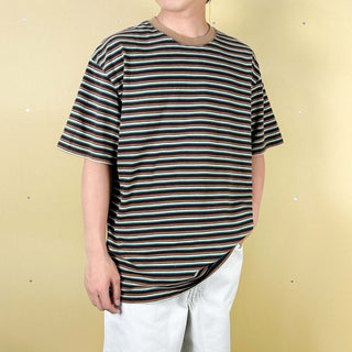 コットン マルチボーダー Tシャツ
