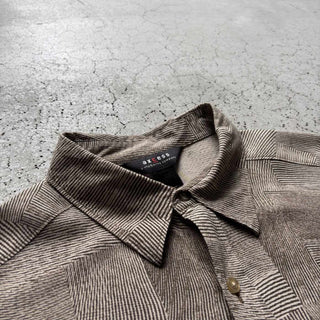axcess レーヨン 総柄 S/S シャツ