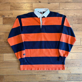 90'～00's "made in CANADA" BARBARIAN ボーダー L/S ラガーシャツ