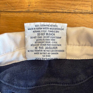 90'～00's "made in CANADA" BARBARIAN ボーダー L/S ラガーシャツ