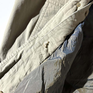 90's "made in PORTUGAL" HUGO BOSS コットン×ポリエステル ステンカラー コート