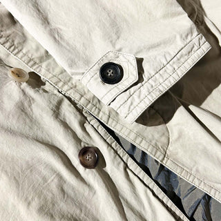 90's "made in PORTUGAL" HUGO BOSS コットン×ポリエステル ステンカラー コート