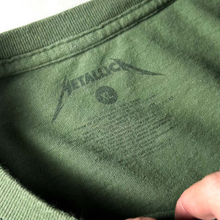 metallica "DAMAGED JUSTICE" バンド プリント Tシャツ