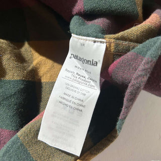 patagonia レギュラーカラー オーガニックコットン ネルシャツ