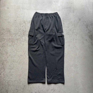 UMBRO チャコールグレー ドローコード スウェット ワイド カーゴパンツ