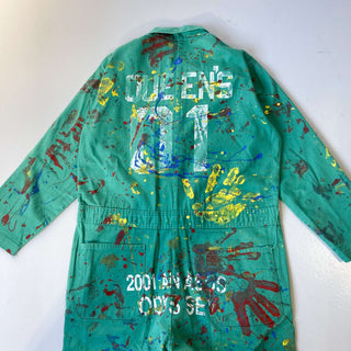 古着 90's "made in CANADA" todd アート ペンキ跡 ペイント ツナギ