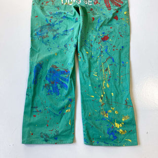 古着 90's "made in CANADA" todd アート ペンキ跡 ペイント ツナギ