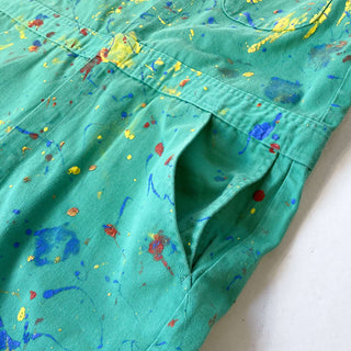 古着 90's "made in CANADA" todd アート ペンキ跡 ペイント ツナギ