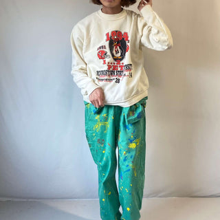 古着 90's "made in CANADA" todd アート ペンキ跡 ペイント ツナギ