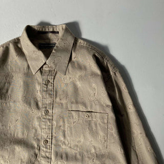 ISLAND SOFT L/S ペイズリー柄シャツ