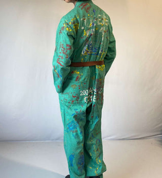 古着 90's "made in CANADA" todd アート ペンキ跡 ペイント ツナギ