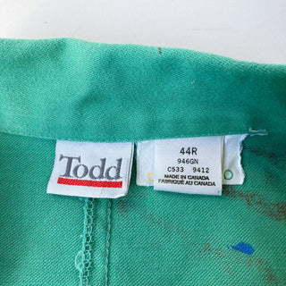 古着 90's "made in CANADA" todd アート ペンキ跡 ペイント ツナギ