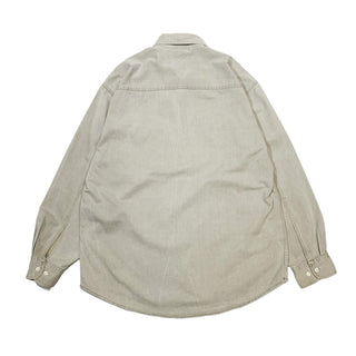 90's OLD GAP コットン L/S シャツ(ベージュ)