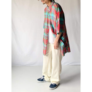 Ralph Lauren マドラスチェック ビッグ S/S シャツ