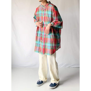 Ralph Lauren マドラスチェック ビッグ S/S シャツ