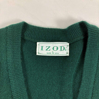 80's～90's "made in USA" IZOD ワンポイント刺繍 ニットセーター