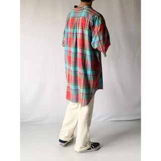 Ralph Lauren マドラスチェック ビッグ S/S シャツ