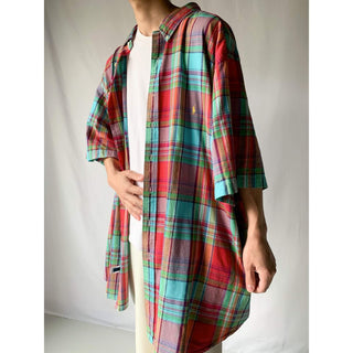 Ralph Lauren マドラスチェック ビッグ S/S シャツ