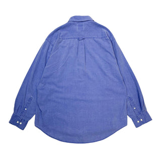 90's OLD GAP コットン L/S シャツ(ブルー)