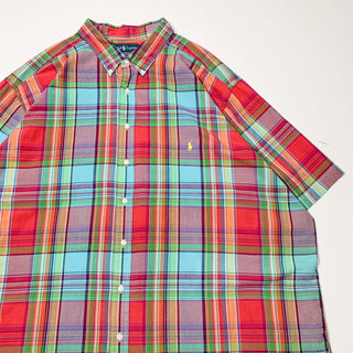 Ralph Lauren マドラスチェック ビッグ S/S シャツ