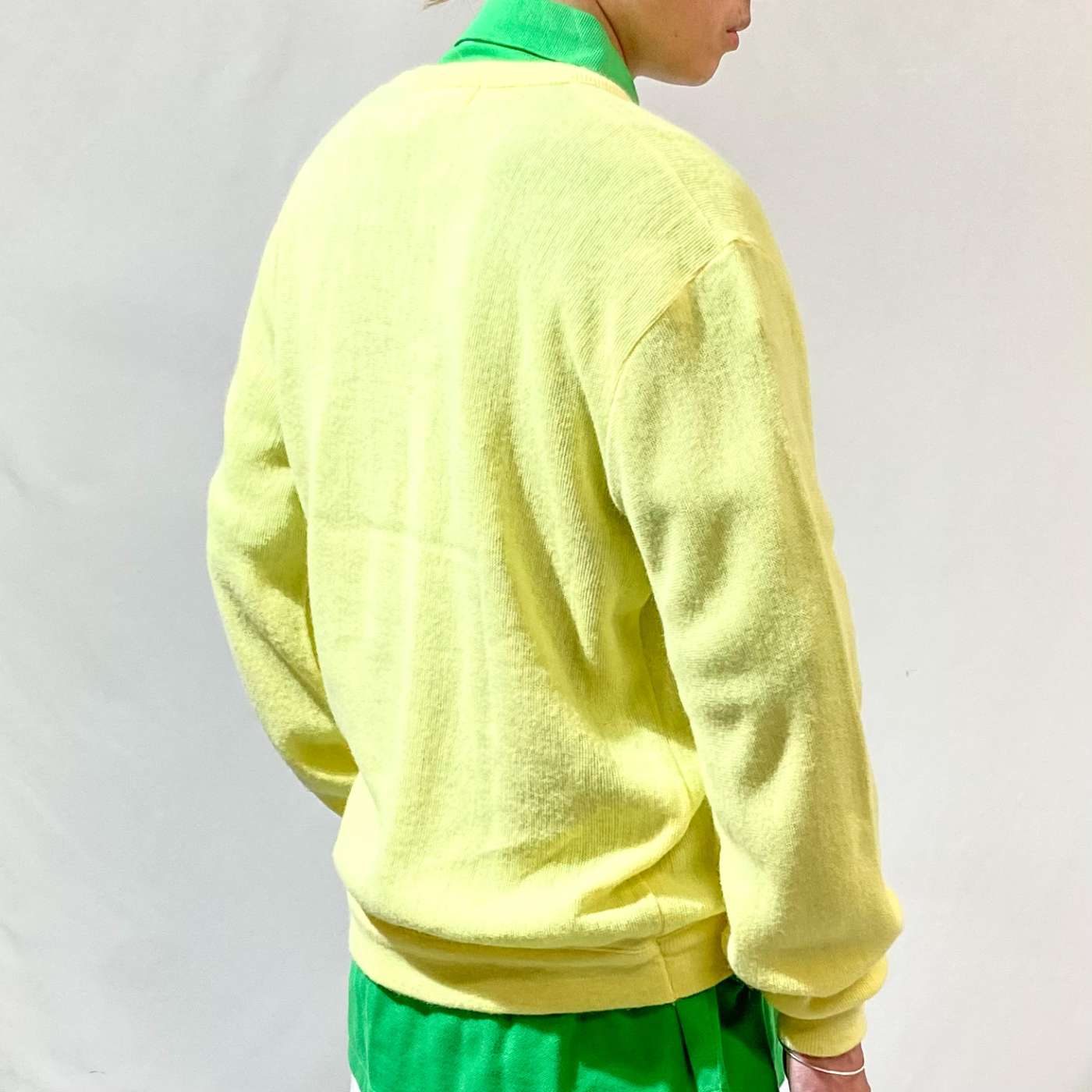70's IZOD LACOSTE Vネックニットセーター