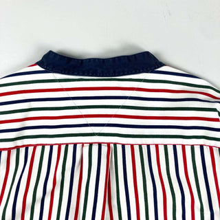 90's TOMMY HILFIGER L/S ストライプシャツ