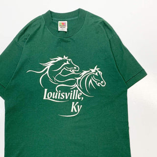 "Louisville Ky" アニマルプリント Tシャツ